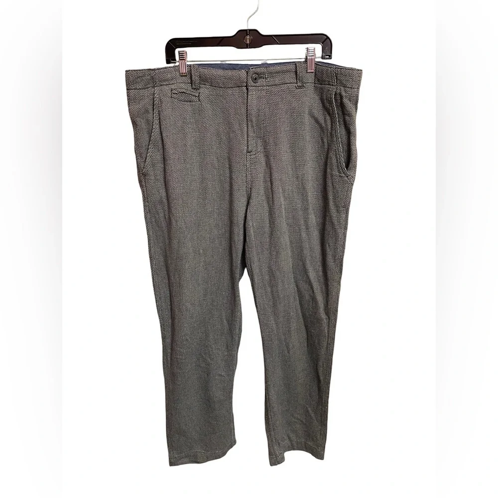 Carbon 2 Cobalt‎ Mens 38/30 Textured Trousers Slacks 100% Cotton
